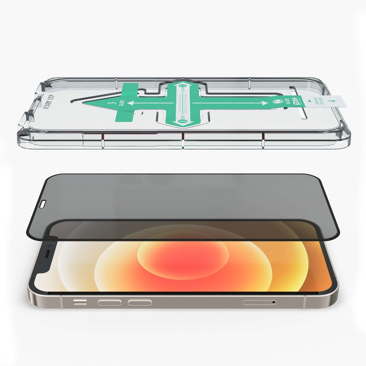 Privacy протектор за iPhone 13 и 13 Pro от NEXT - 3D стъкло - iSTYLE BG