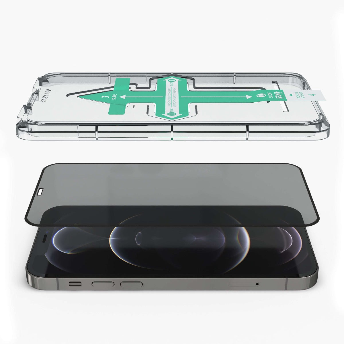 3D Privacy протектор за iPhone 12 Pro Max от NEXT ONE - iSTYLE BG