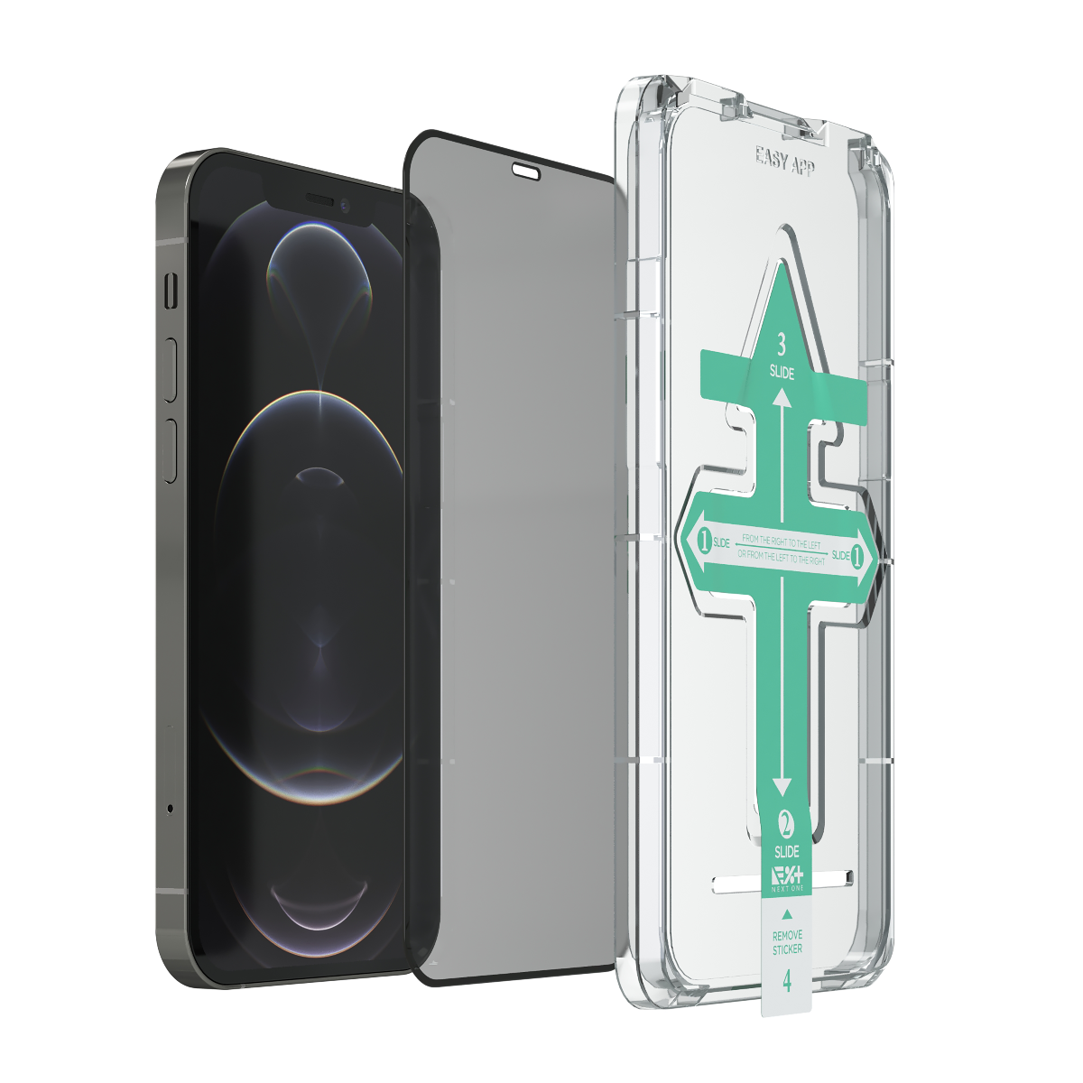 3D Privacy протектор за iPhone 12 Pro Max от NEXT ONE - iSTYLE BG