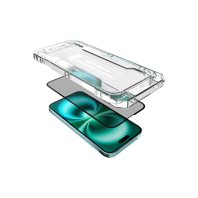 NEXT ONE All-rounder Privacy glass screen protector for iPhone 16 Plus - iSTYLE BG