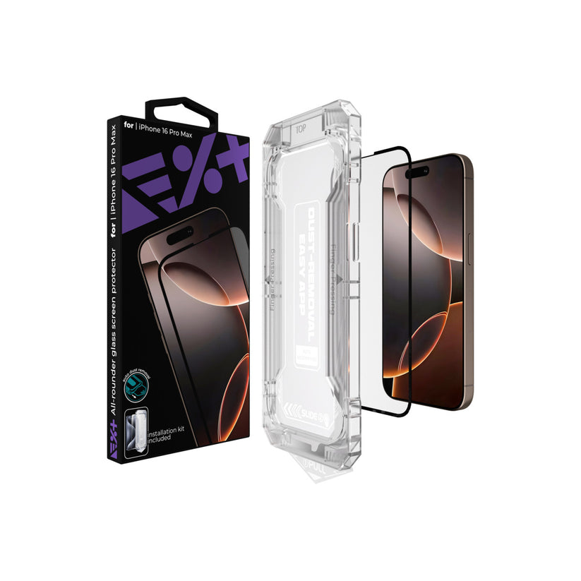 NEXT ONE All-rounder glass screen protector for iPhone 16 Pro Max - iSTYLE BG