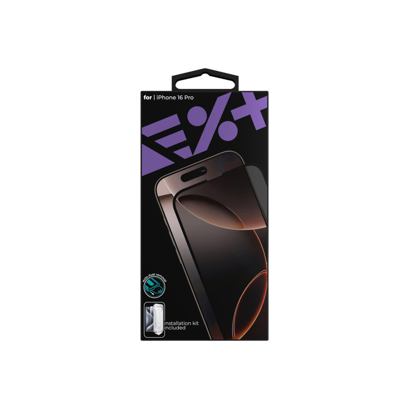 NEXT ONE All-rounder Privacy glass screen protector for iPhone 16 Pro - iSTYLE BG