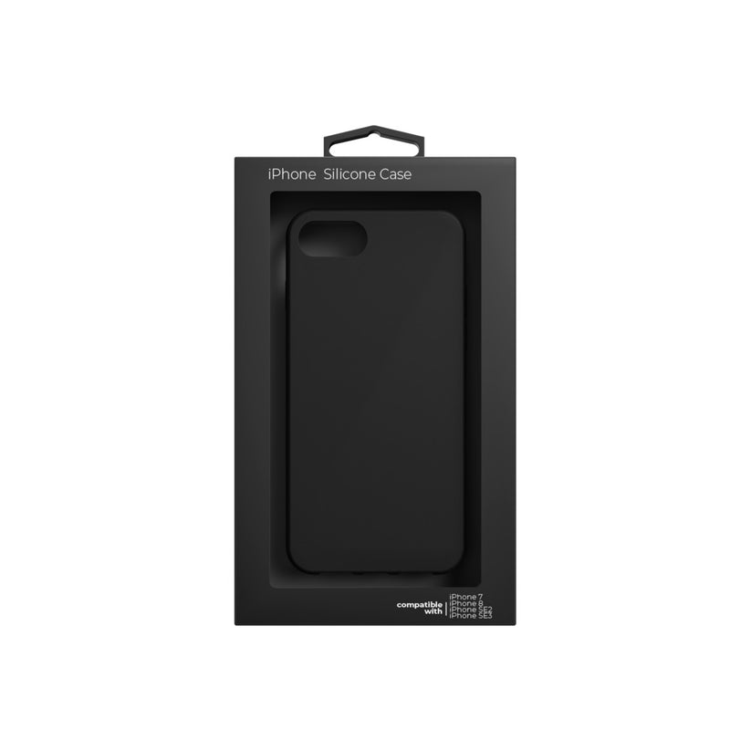 Черен силиконов кейс за iPhone 7 | 8 | SE2 | SE3 - от NEXT ONE - iSTYLE BG