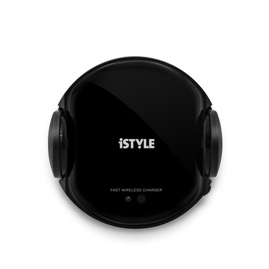 iSTYLE SENSOR WIRELESS CAR CHARGER 15W/10W/7.5W/5W - black + 18W car charger (bundle) - iSTYLE BG