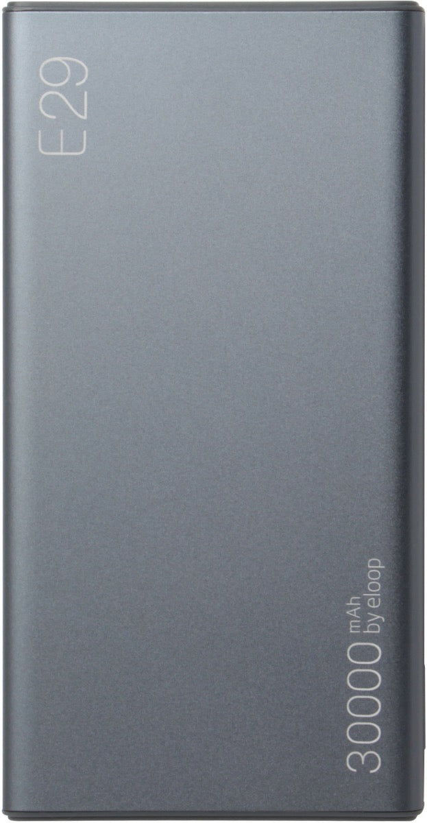 Тъмносива външна батерия ELOOP Е29 от EPICO 30 000 mAh - iSTYLE BG