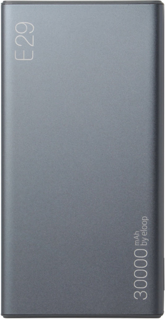 Тъмносива външна батерия ELOOP Е29 от EPICO 30 000 mAh - iSTYLE BG