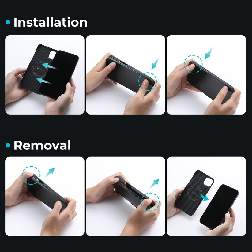 Черен кейс от Pitaka модел MagEZ 3 1500D за iPhone 14 Plus - iSTYLE BG