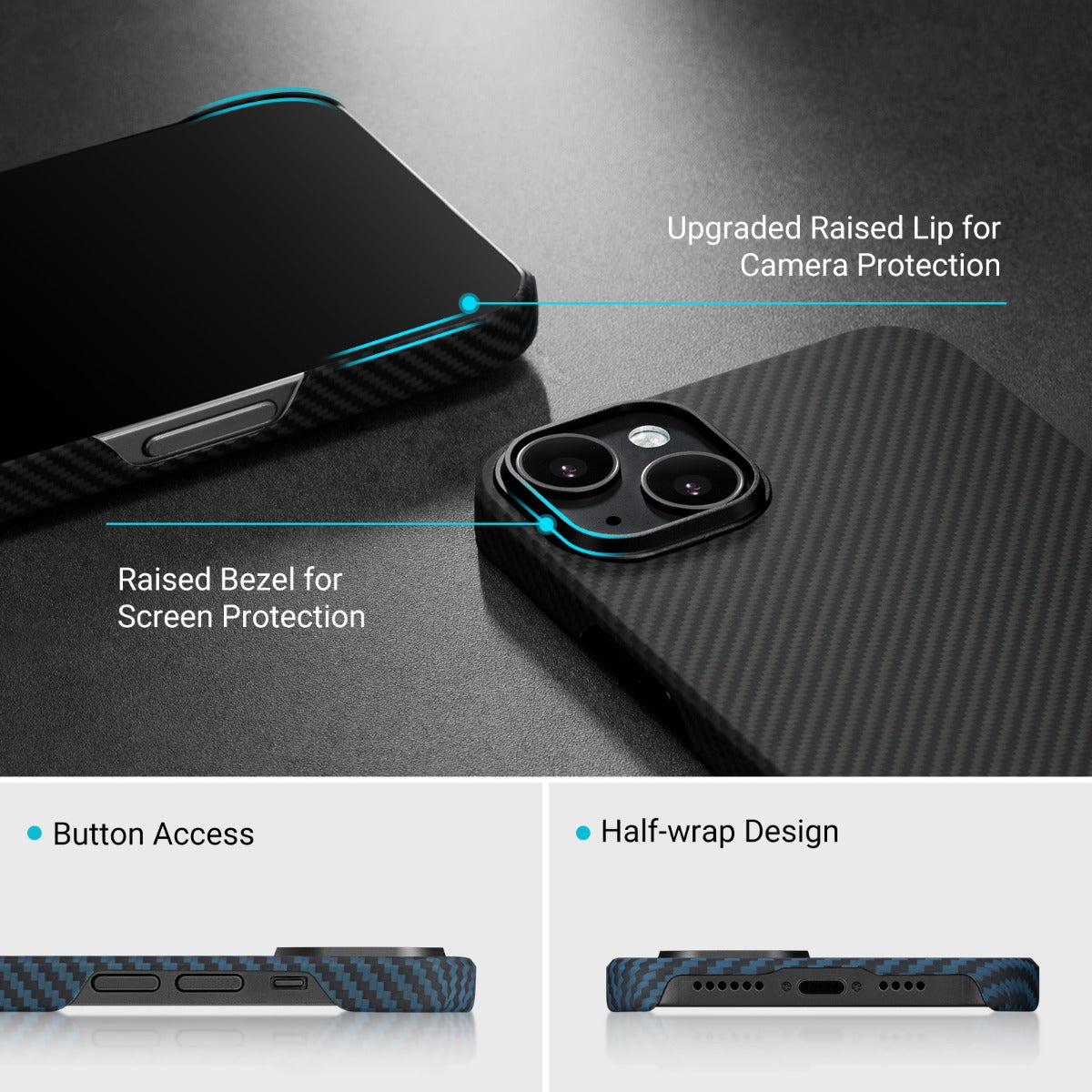 Кейс за iPhone 14 от Pitaka модел MagEZ 3 3600D сив - iSTYLE BG