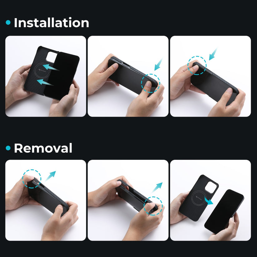 Черен кейс от Pitaka модел MagEZ 3 1500D за iPhone 14 Pro - iSTYLE BG