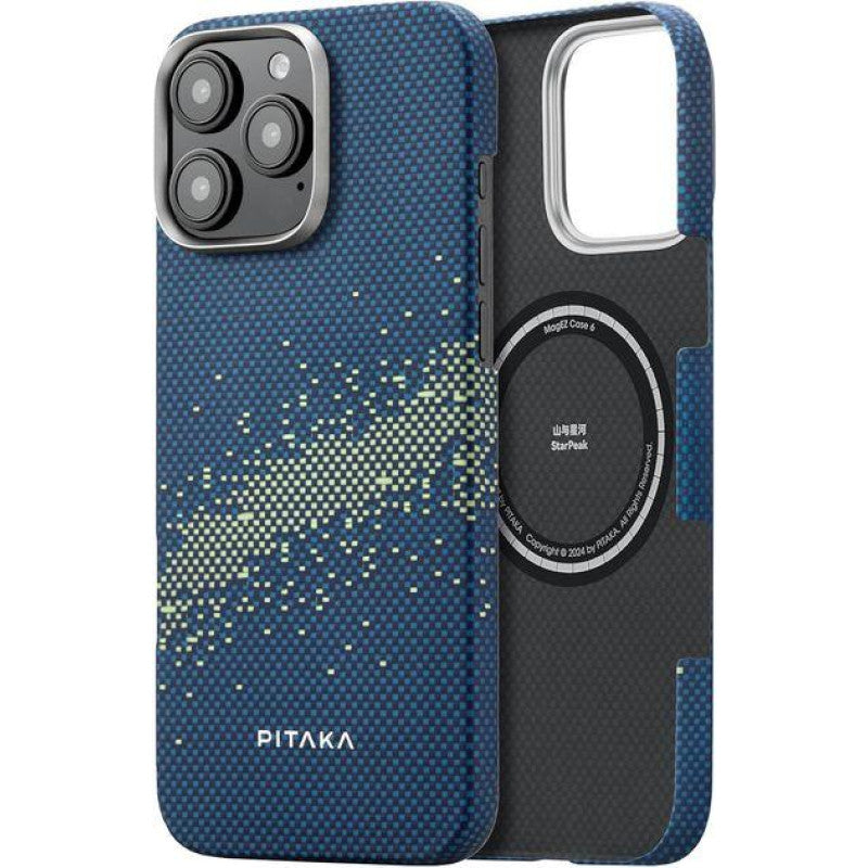 Pitaka StarPeak Luminous Case, Milky way galaxy - iPhone 16 Pro - iSTYLE BG