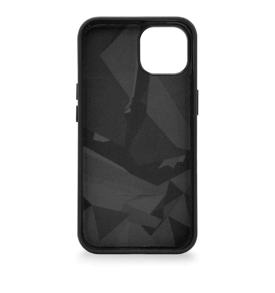 Decoded Leather Backcover, black - iPhone 14 Plus - iSTYLE BG