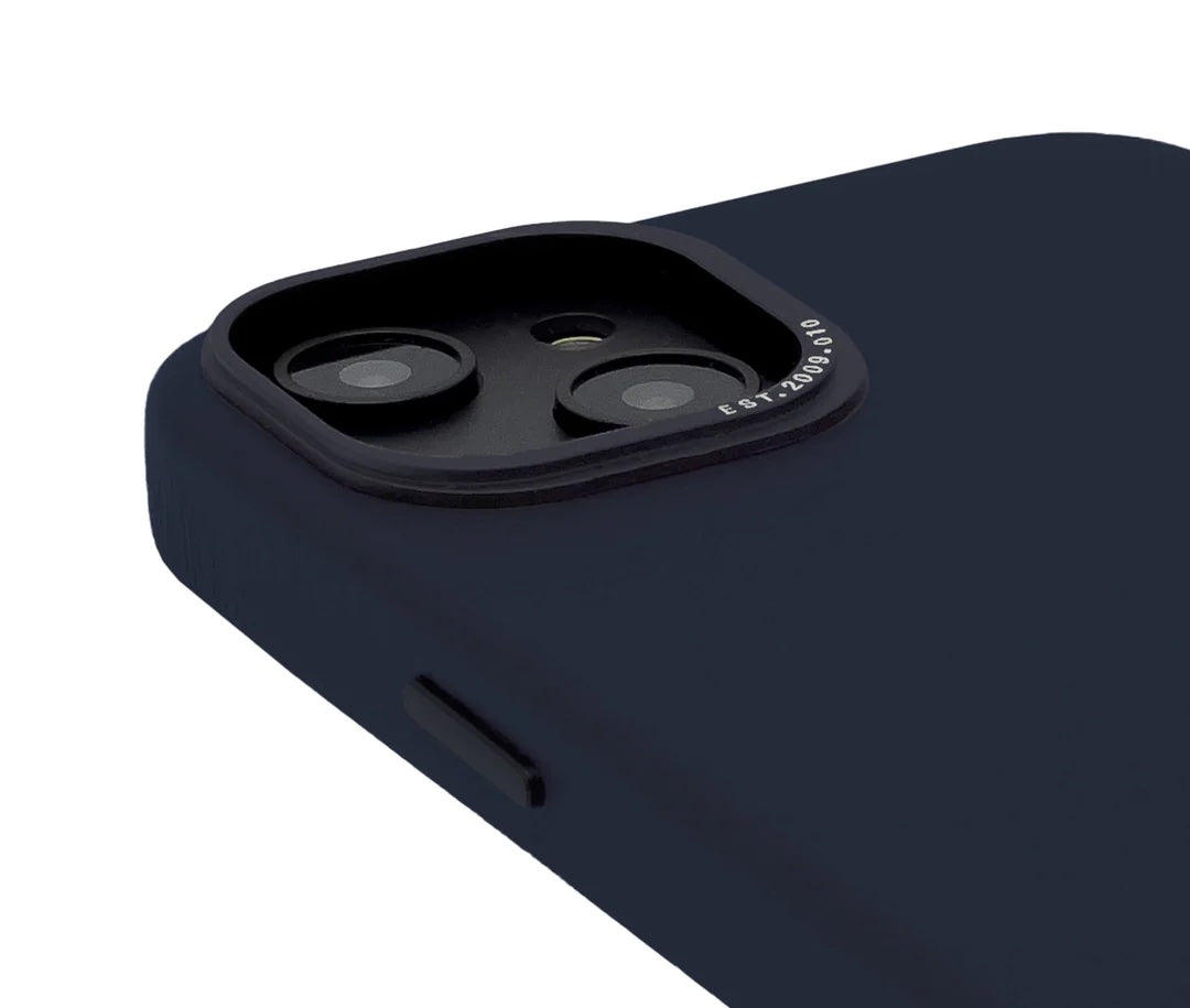 Decoded Leather Backcover, navy - iPhone 14 Plus - iSTYLE BG