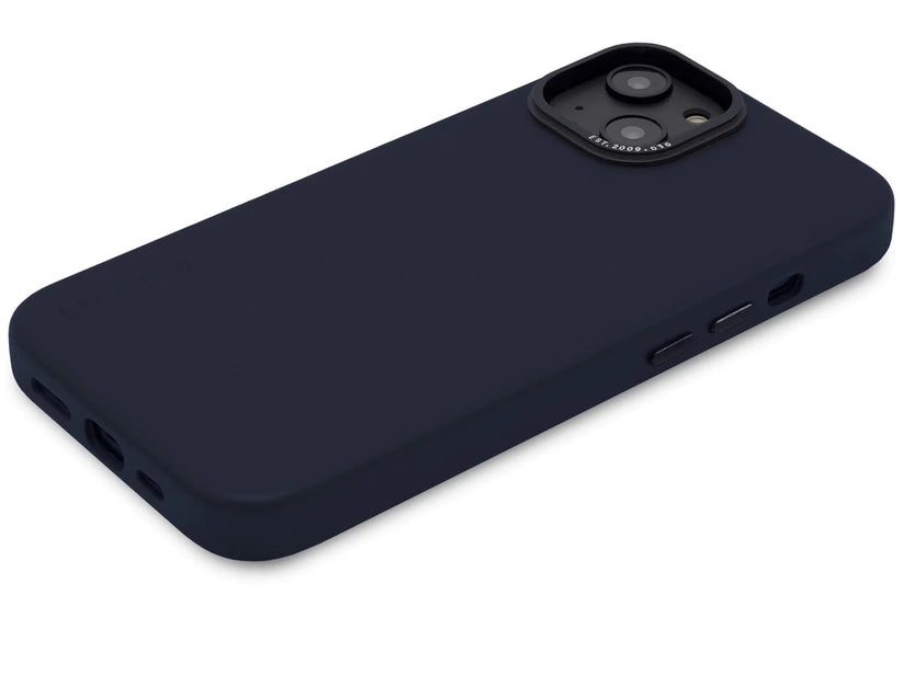 Decoded Leather Backcover, navy - iPhone 14 Plus - iSTYLE BG