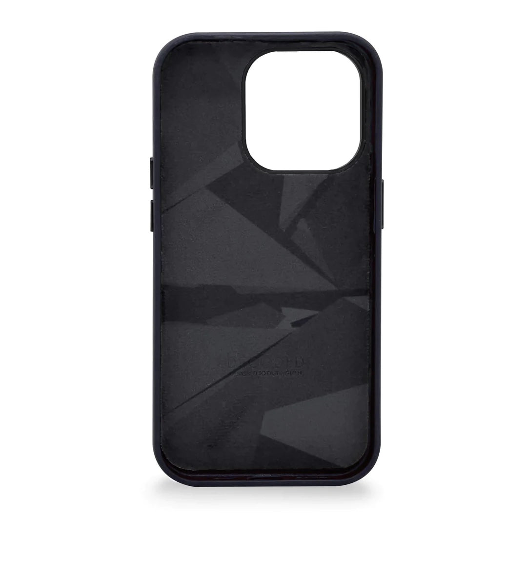 Decoded Leather BackCover, navy - iPhone 14 Pro - iSTYLE BG