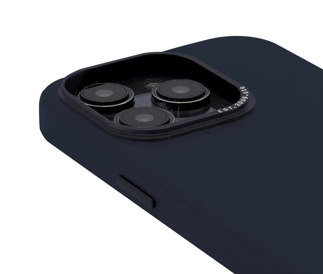 Decoded Leather BackCover, navy - iPhone 14 Pro - iSTYLE BG