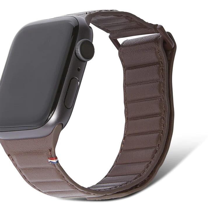 Каишка от Decoded - Leather Magnetic Traction Strap - 45 мм - Chocolate Brown - iSTYLE BG