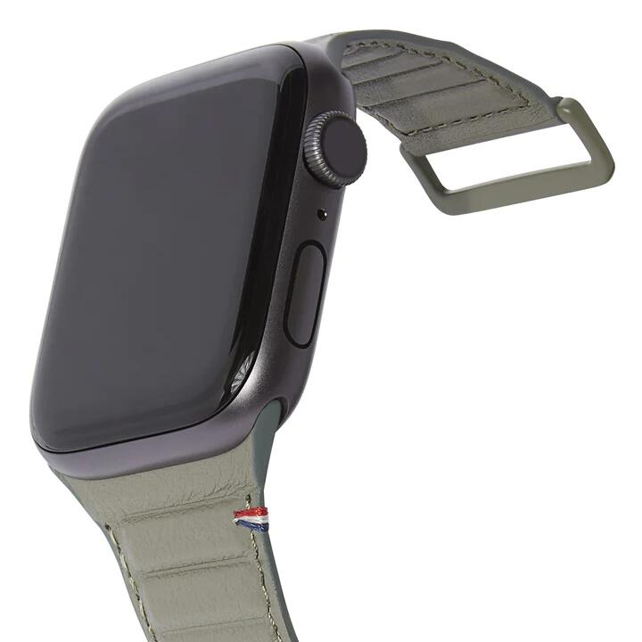 Каишка от Decoded - Leather Magnetic Traction Strap Series 41 мм - Olive - iSTYLE BG