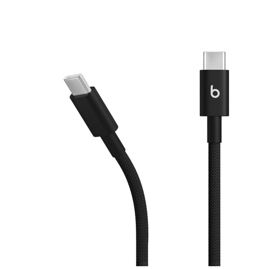 Beats USB-C to USB-C Woven Cables (1.5 m) - Bolt Black (2-броя)