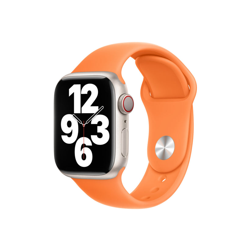Каишка от Apple - 41 мм Bright Orange Sport Band (SEASONAL 2023 Spring) - iSTYLE BG