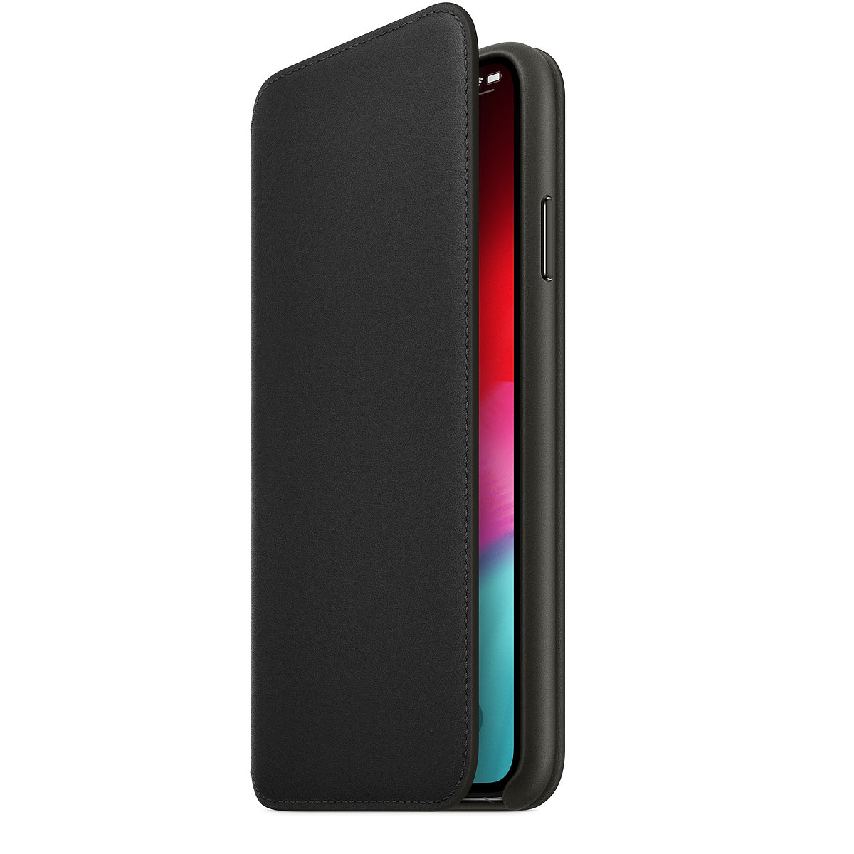 Apple iPhone XS Max Leather Folio - Black - iSTYLE BG