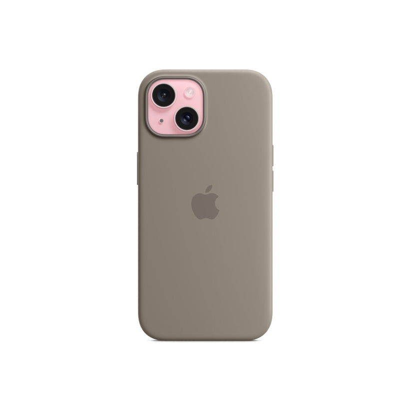 iPhone 15 Silicone Case with MagSafe - Clay - iSTYLE BG