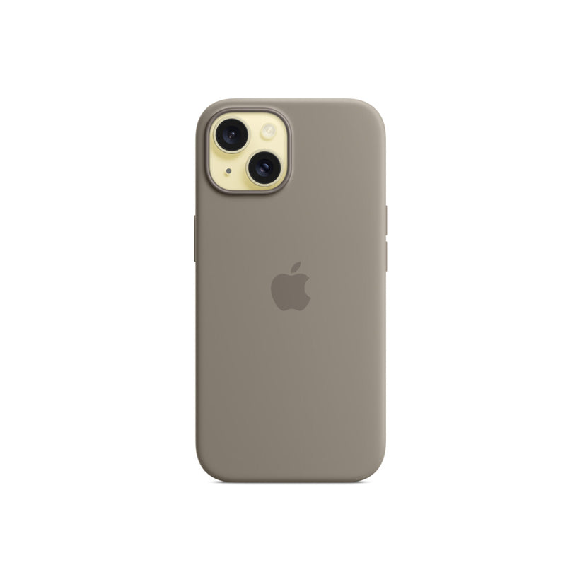 iPhone 15 Silicone Case with MagSafe - Clay - iSTYLE BG