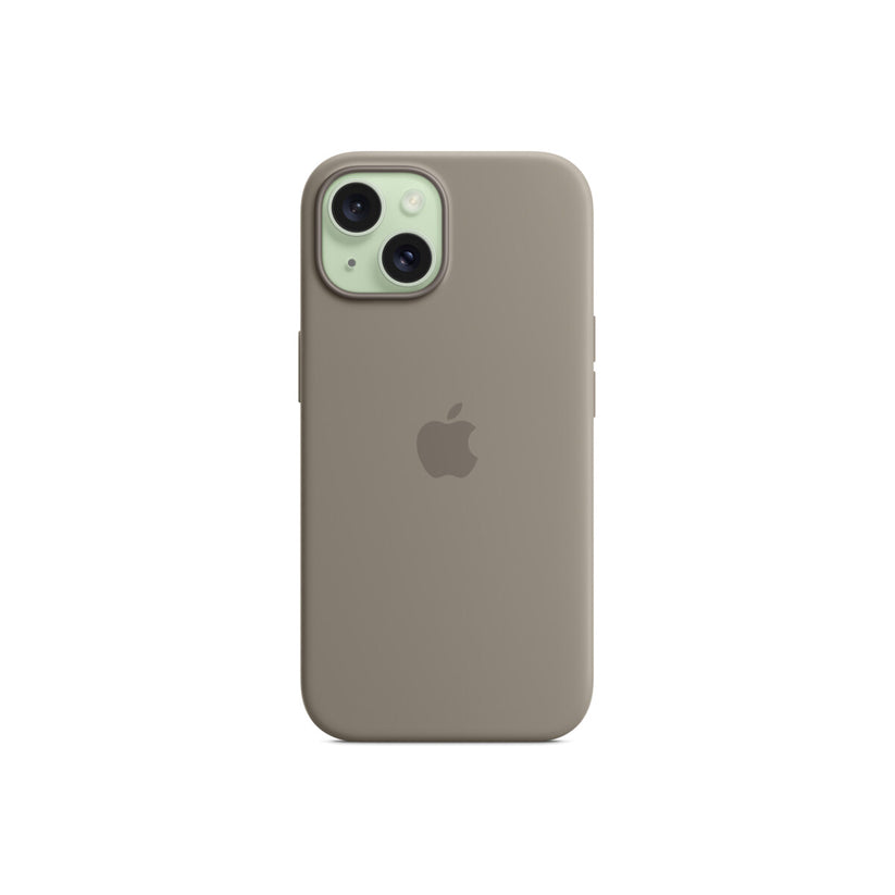 iPhone 15 Silicone Case with MagSafe - Clay - iSTYLE BG