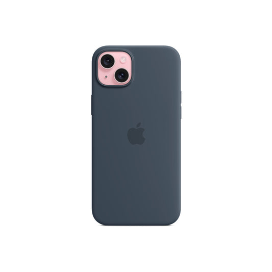 iPhone 15 Plus Silicone Case with MagSafe - Storm Blue - iSTYLE BG