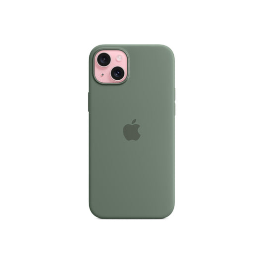 iPhone 15 Plus Silicone Case with MagSafe - Cypress - iSTYLE BG
