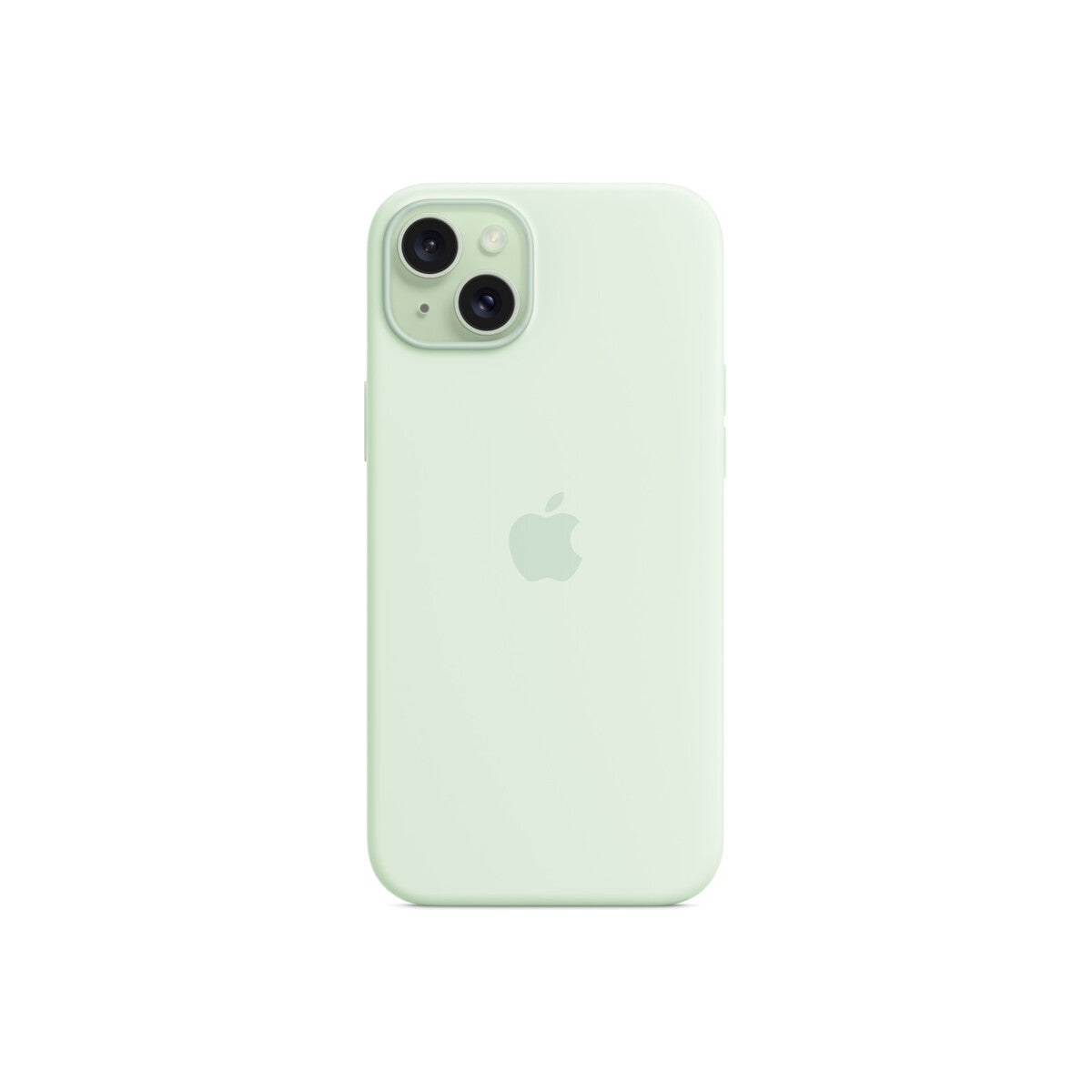 iPhone 15 Plus Silicone Case with MagSafe - Soft Mint - iSTYLE BG