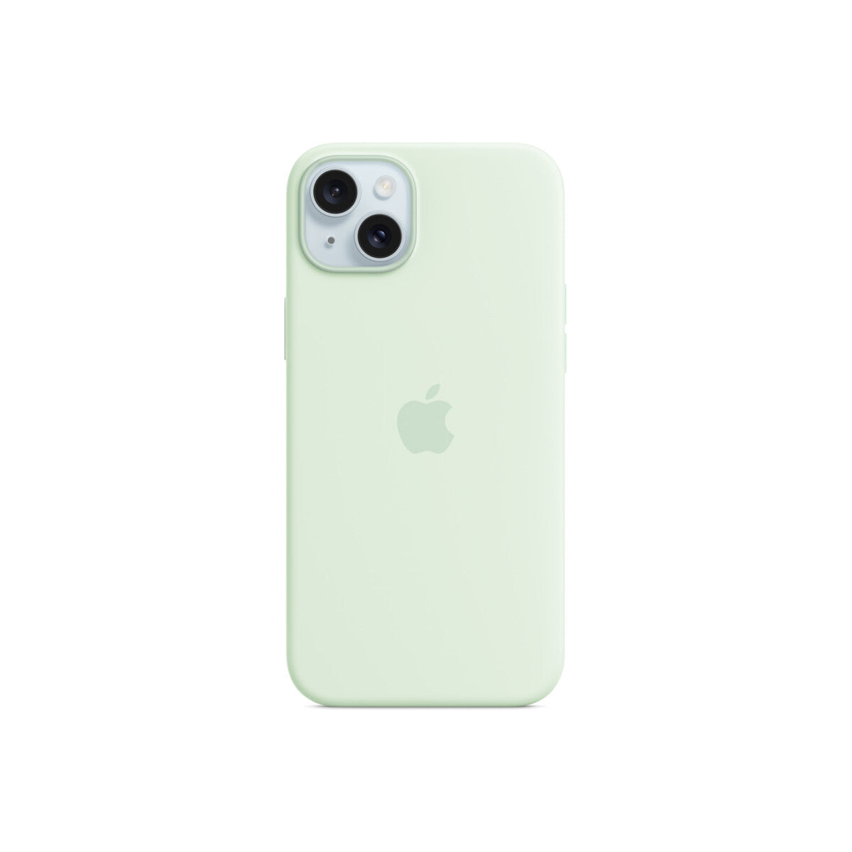 iPhone 15 Plus Silicone Case with MagSafe - Soft Mint - iSTYLE BG