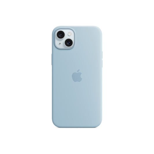 iPhone 15 Plus Silicone Case with MagSafe - Light Blue - iSTYLE BG