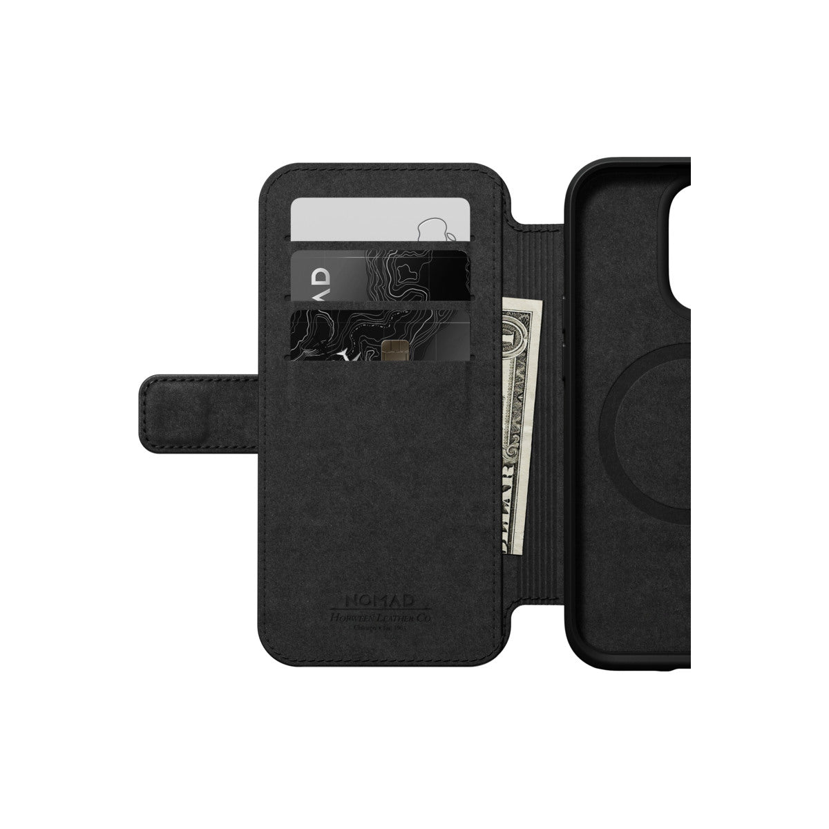 Nomad Leather MS Folio, black - iPhone 14 Pro - iSTYLE BG
