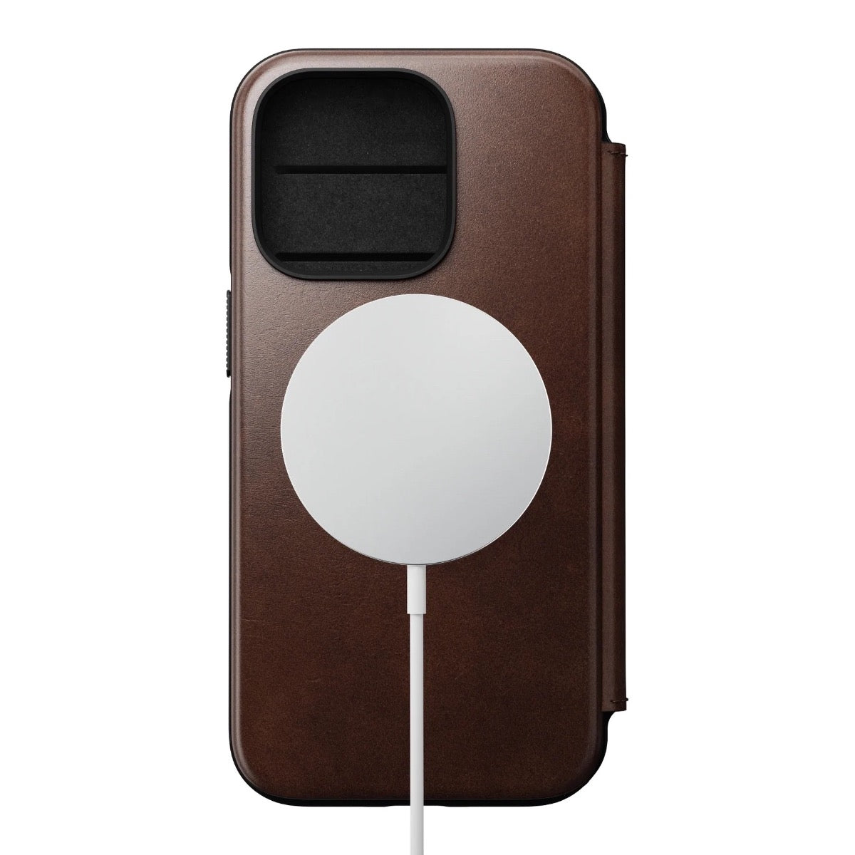 Nomad Leather MS Folio, brown - iPhone 14 Pro - iSTYLE BG