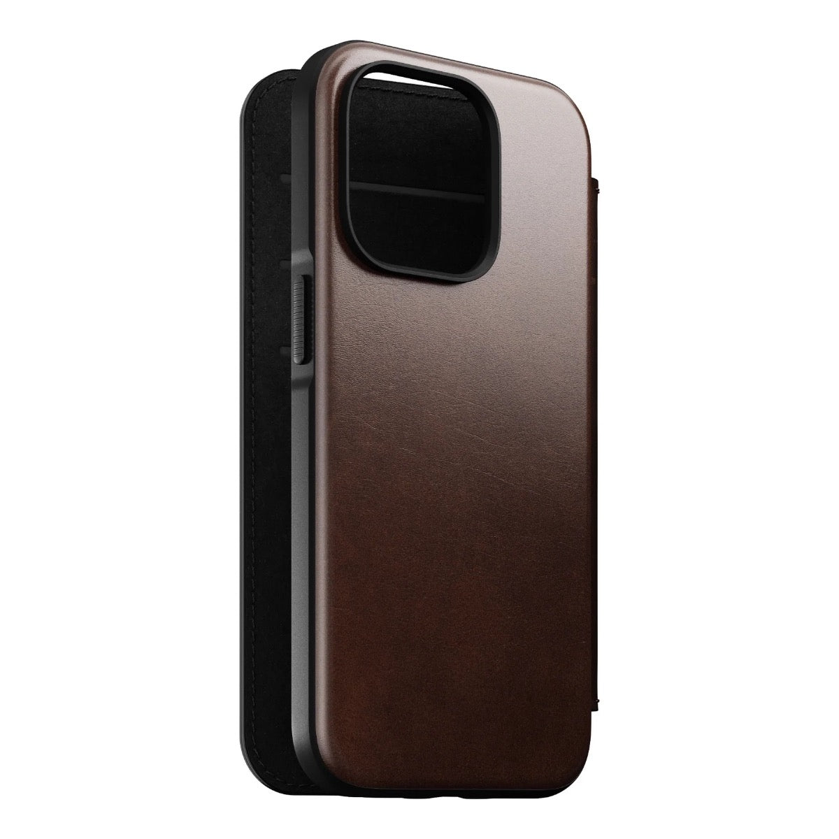Nomad Leather MS Folio, brown - iPhone 14 Pro - iSTYLE BG