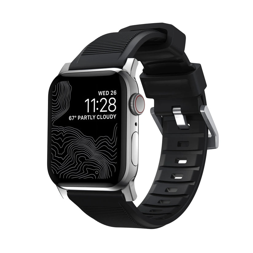 Каишка от Nomad - 40/38 мм Rugged Strap сребриста закопчалка - iSTYLE BG