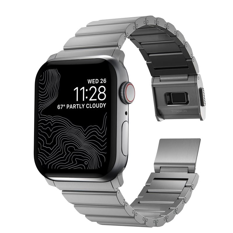 Nomad Titanium Band Silver for AW 44/42 mm - iSTYLE BG