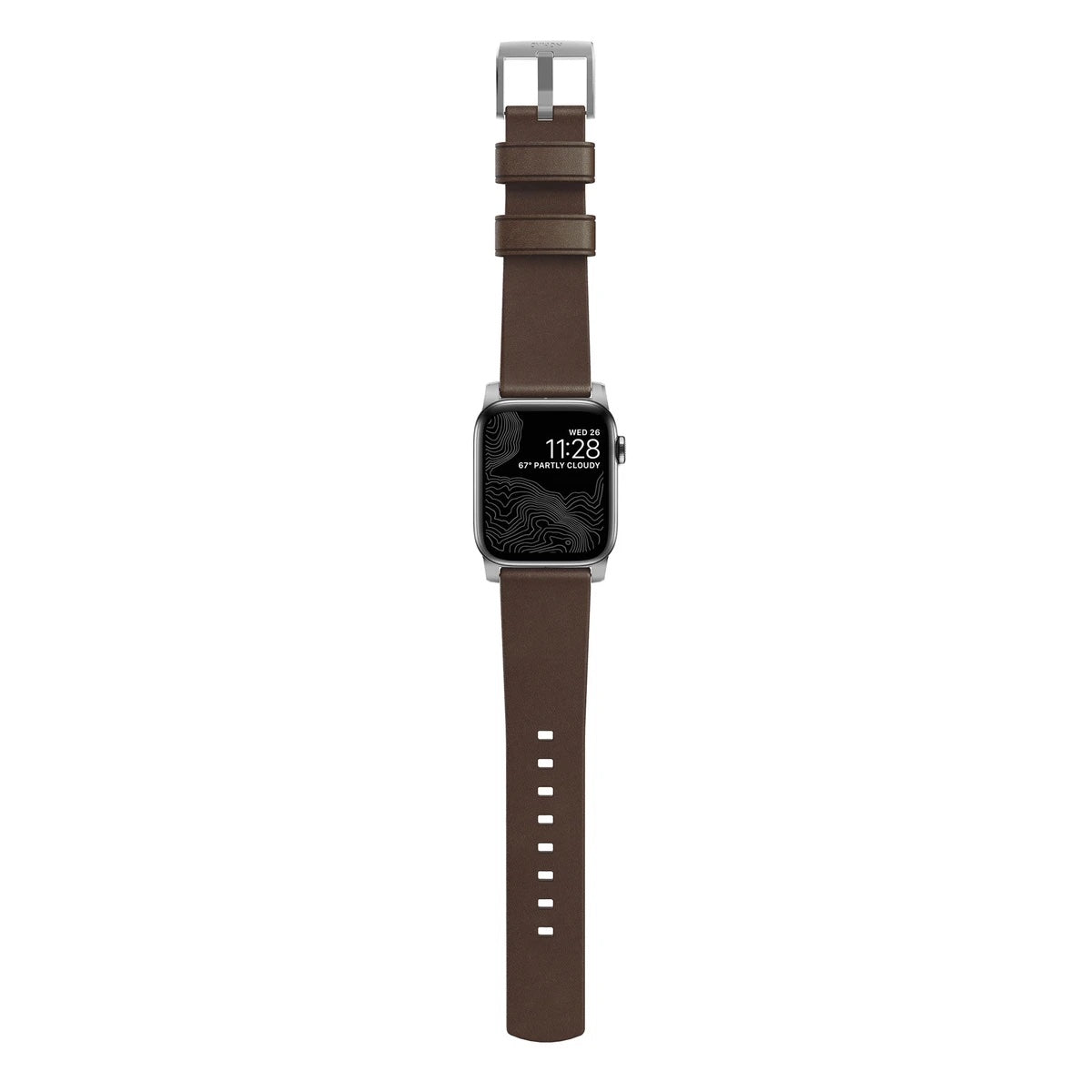 Каишка за Apple Watch от Nomad – 44/42мм Horween кафява - iSTYLE BG