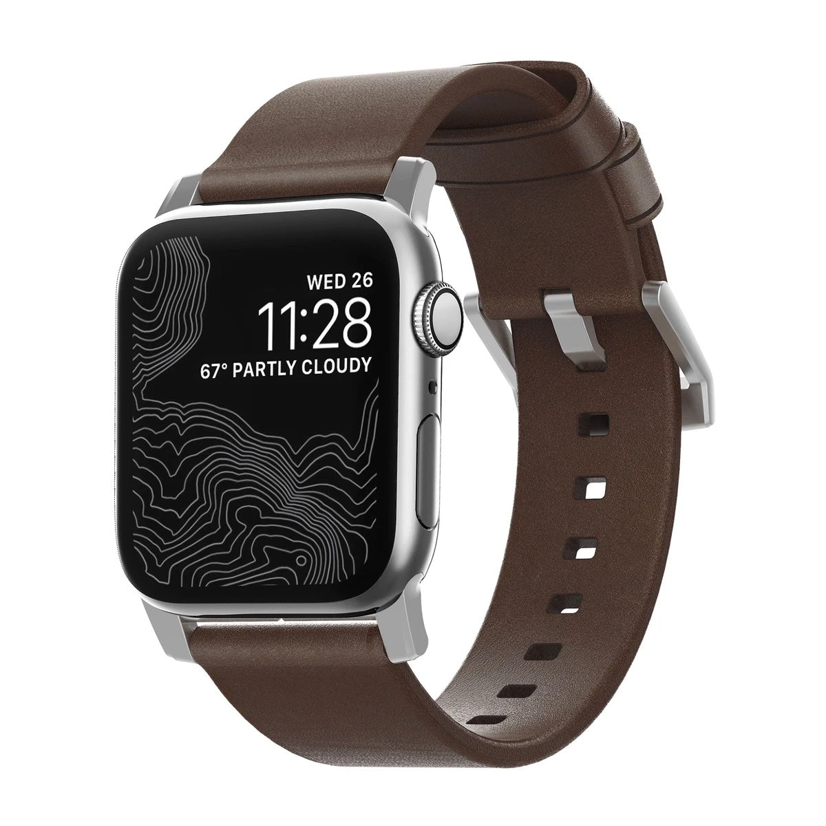 Каишка за Apple Watch от Nomad – 44/42мм Horween кафява - iSTYLE BG