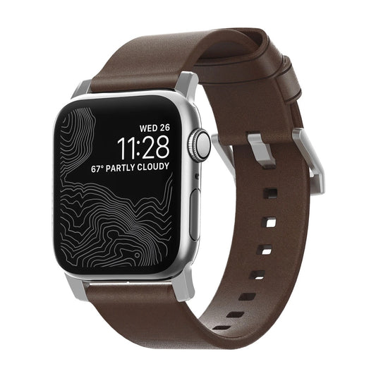 Каишка за Apple Watch от Nomad – 44/42мм Horween кафява - iSTYLE BG