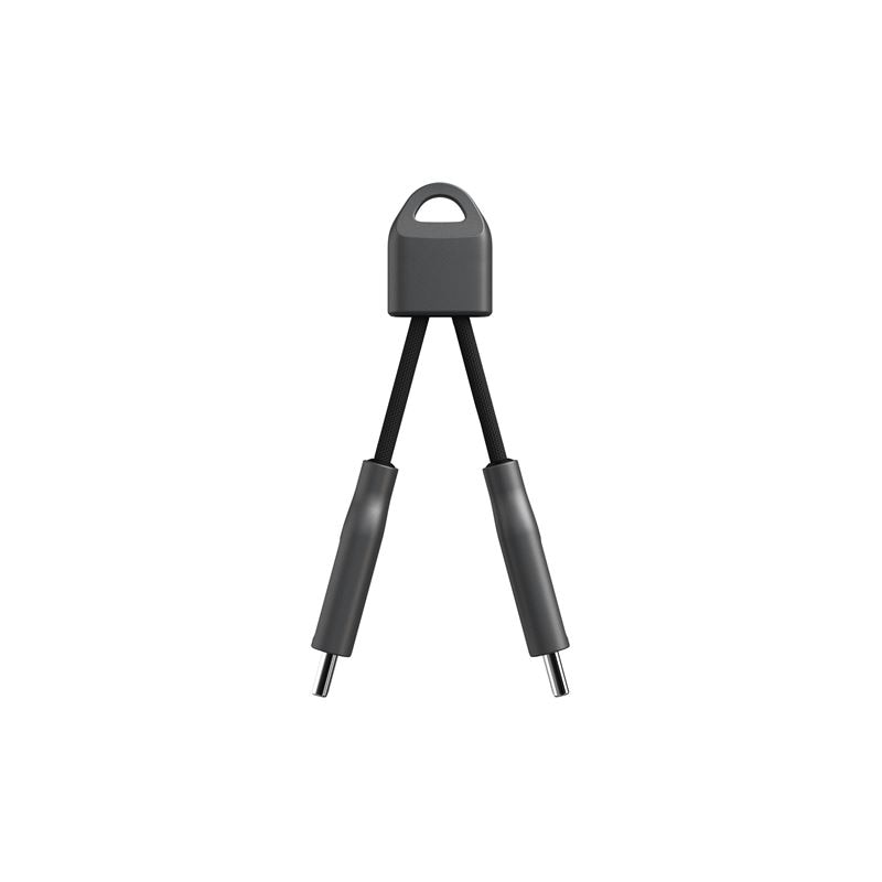 Кабел за зареждане NOMAD ChargeKey, 2x USB Type-C, 60W, 12см, черен - iSTYLE BG