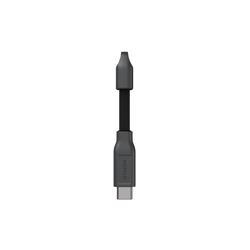 Кабел за зареждане NOMAD ChargeKey, 2x USB Type-C, 60W, 12см, черен - iSTYLE BG