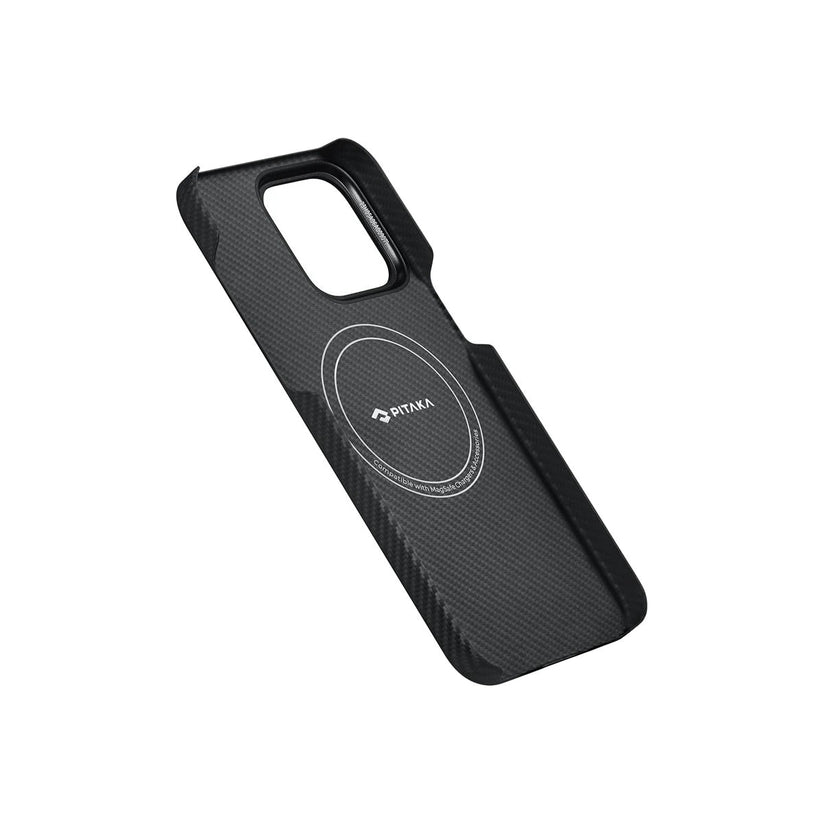 Pitaka MagEZ 4 600D case, black/grey twill - iPhone 15 Pro - iSTYLE BG