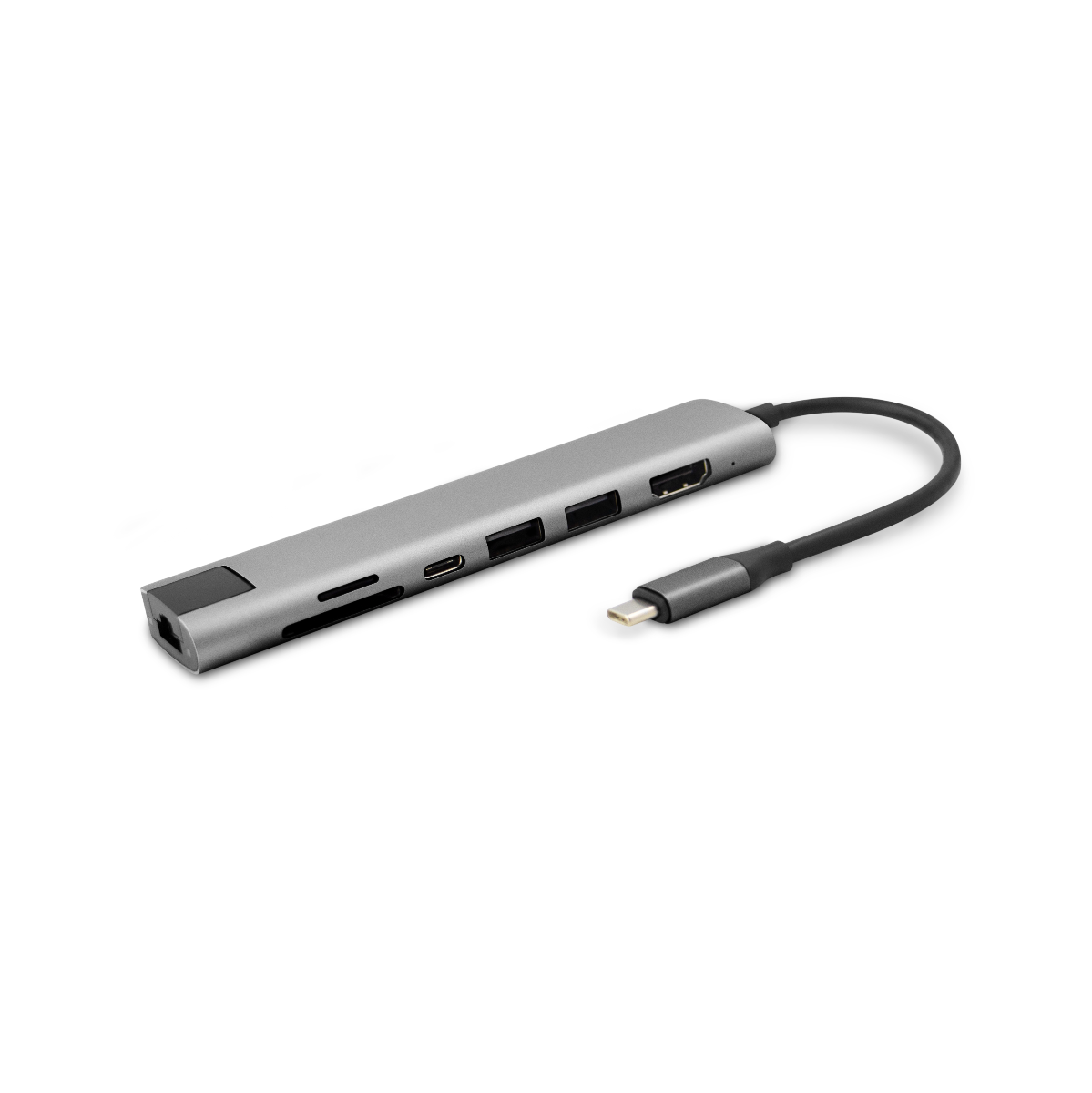 iStyle Type-C HUB MULTIMEDIA (2020) - space grey - iSTYLE BG