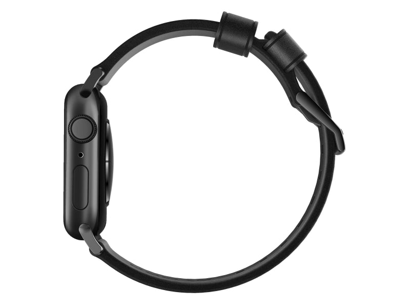 Каишка за Apple Watch от Nomad – 44/42мм Horween черна - iSTYLE BG