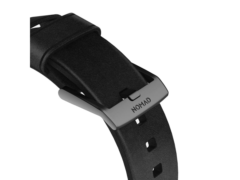 Каишка за Apple Watch от Nomad – 44/42мм Horween черна - iSTYLE BG