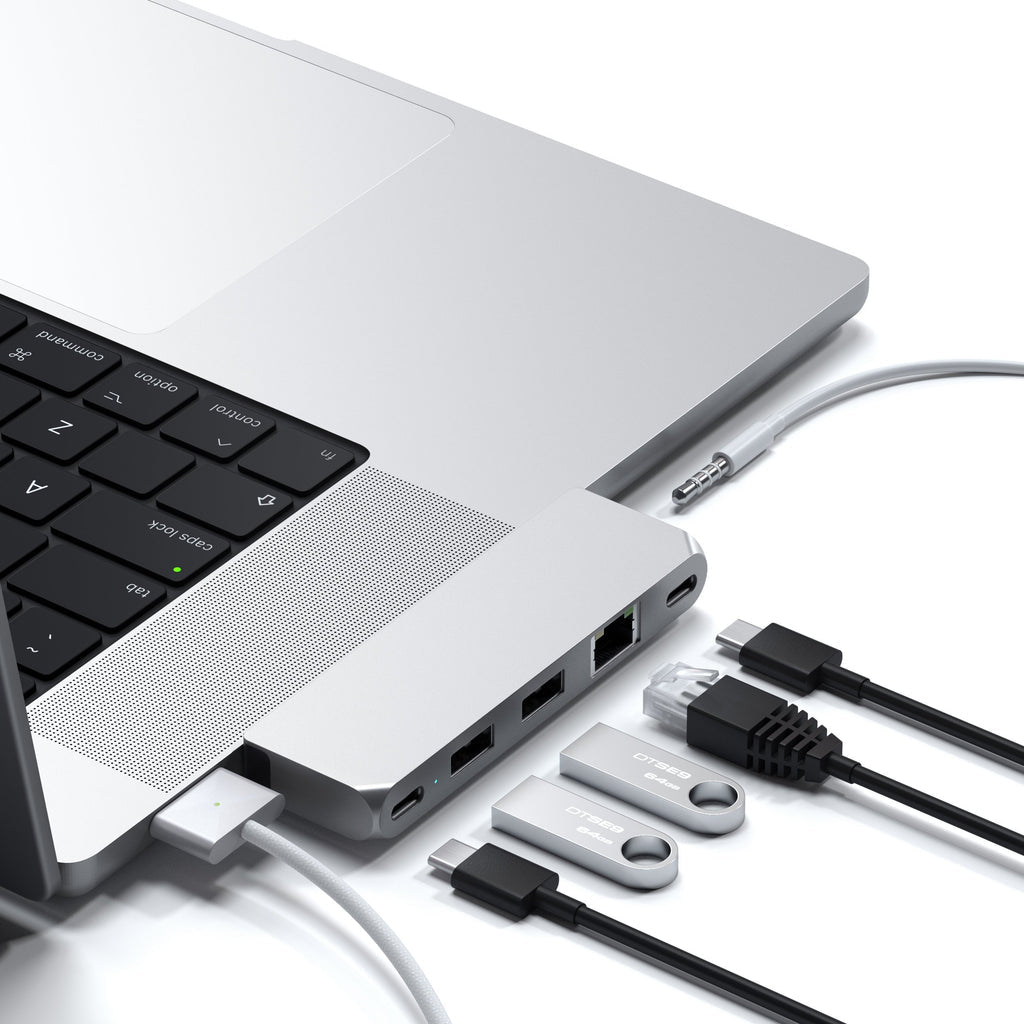 Мултипортов хъб Satech - Silver - iSTYLE BG