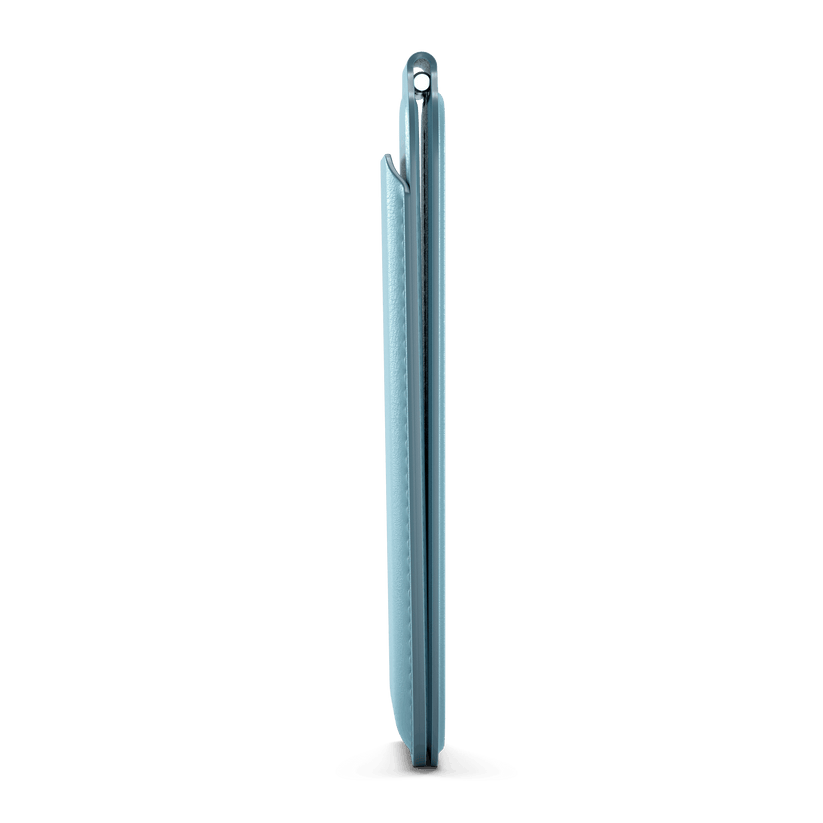 Satechi Vegan-Leather Magnetic Wallet Stand, Magsafe Compatible - Light Blue - iSTYLE BG