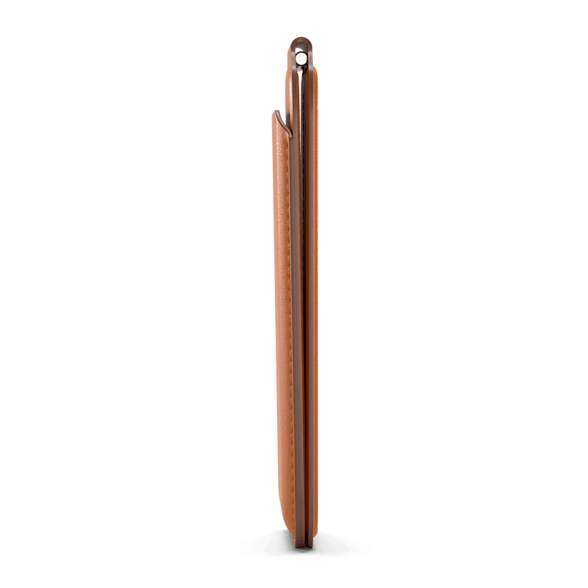 Satechi Vegan-Leather Magnetic Wallet Stand, Magsafe Compatible - Orange - iSTYLE BG