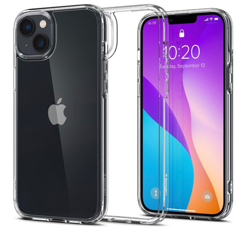 Прозрачен кейс от Spigen - Crystal Hybrid clear за iPhone 14 Plus - iSTYLE BG